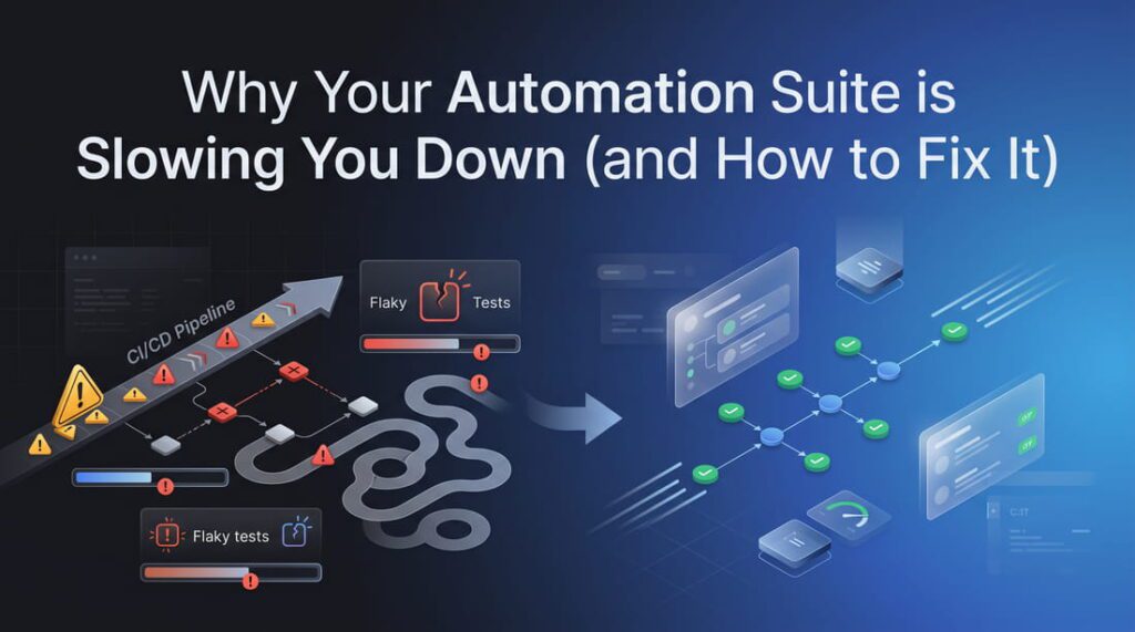 Why Your Automation Suite is Slowing You Down and How to Fix It